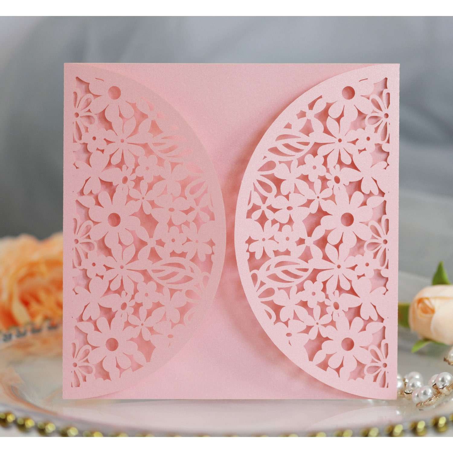 Square Laser Holder Wedding Supplies Latest Invittaion Card Graduation Card